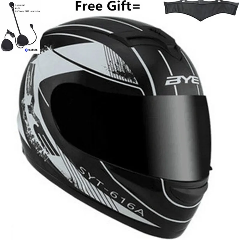 Bluetooth гарнитура для мотоциклиста шлем BT мотокросса музыки и телефонных звонков