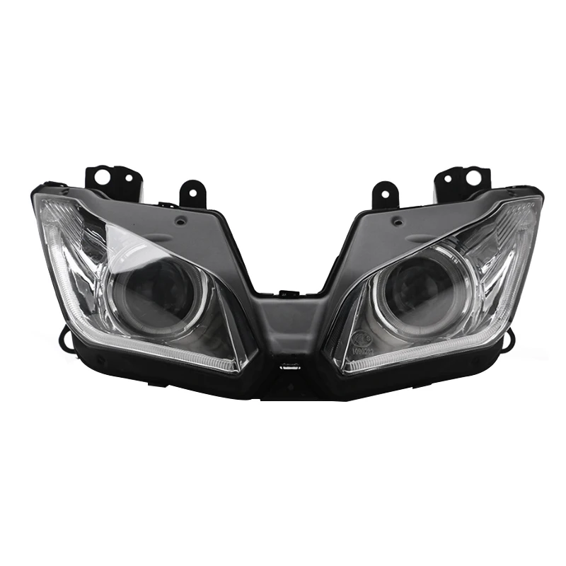 Angel Eye для Kawasaki NINJA 250 300 ZX6R ZX 6R NINJA250 NINJA300 HID проектор фара в сборе 2013 2015 2016|Фара авто
