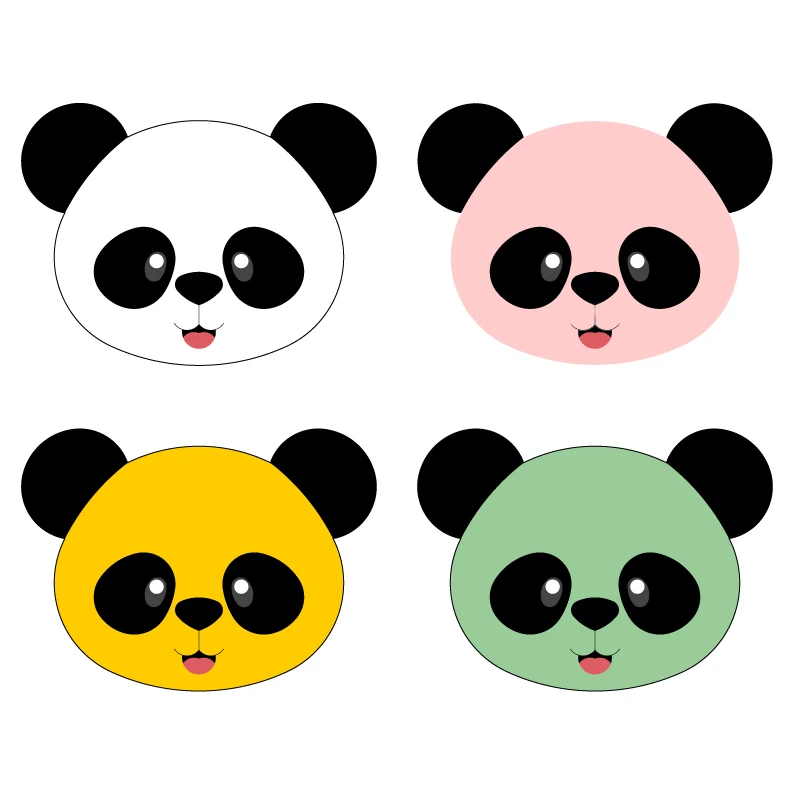 Новый Panda деревянный под давлением Скрапбукинг C 84 1 Трафаретный вырубной штамп