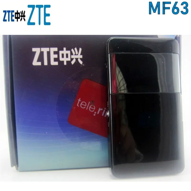 Карманный Wi Fi роутер ZTE MF63 3G 21 Мбит/с Мобильный разблокировка с антенной