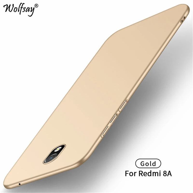 Для Xiaomi Redmi 8A чехол Роскошный ультра гладкий тонкий жесткий для телефона защитный