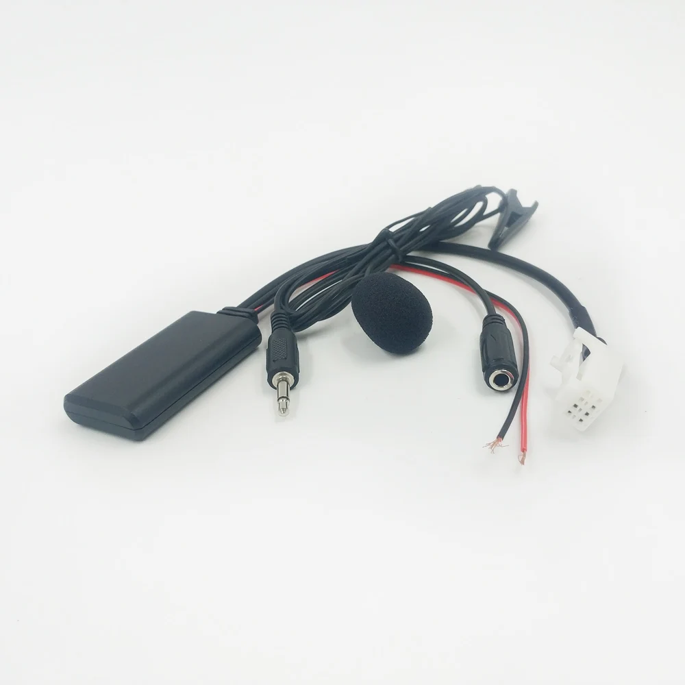 Автомобильный Bluetooth 5 0 Aux вход аудио кабель микрофон гарнитура адаптер 8Pin разъем