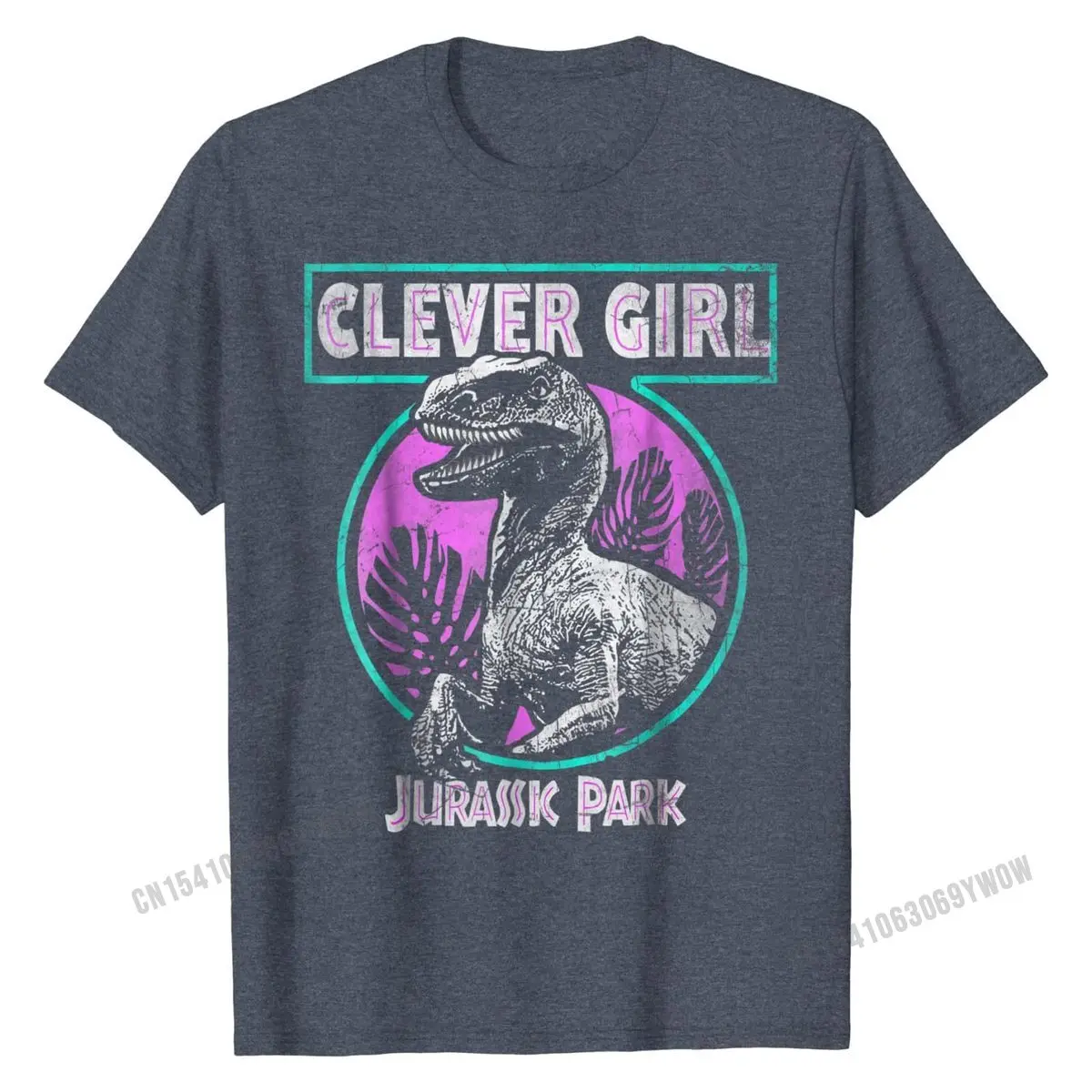 Футболка мужская хлопковая с изображением парка Юрского периода | Мужская одежда