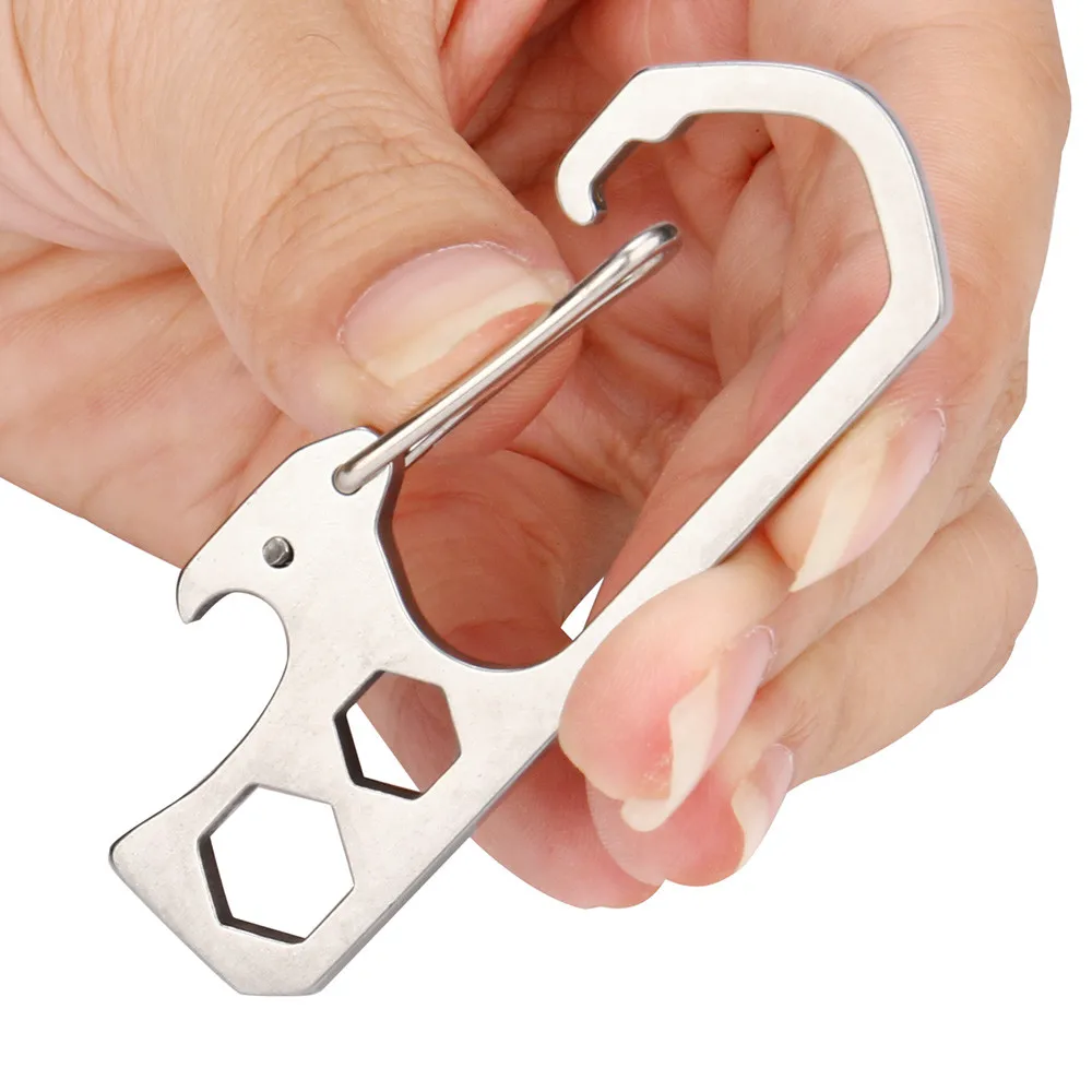 Открывалка для бутылок скалолазание застежка отвертка многофункциональные