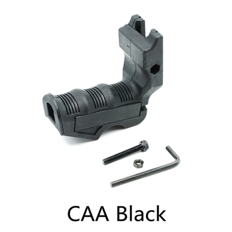 AEG Airsoft Air Guns Toy Tactical DIY Parts Nylon Front Grips RVG PTK TD AFG Paintball Accessories - Цвет: CAA Black