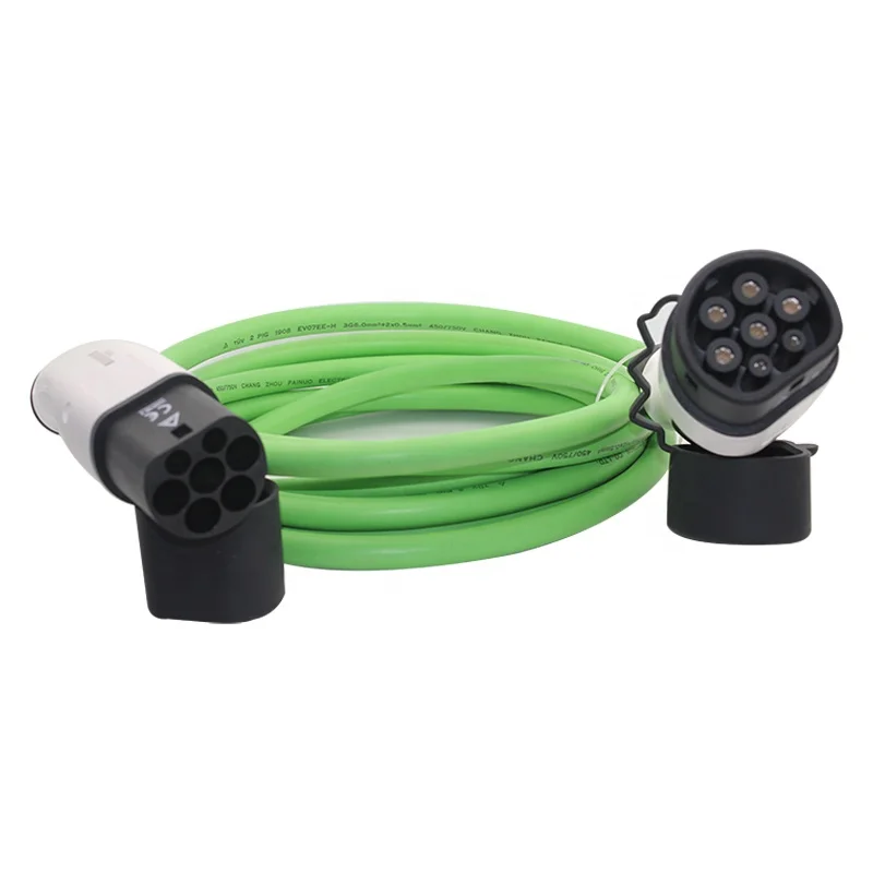 値段 Iec 62196オスからメスのev充電スパイラルケーブル