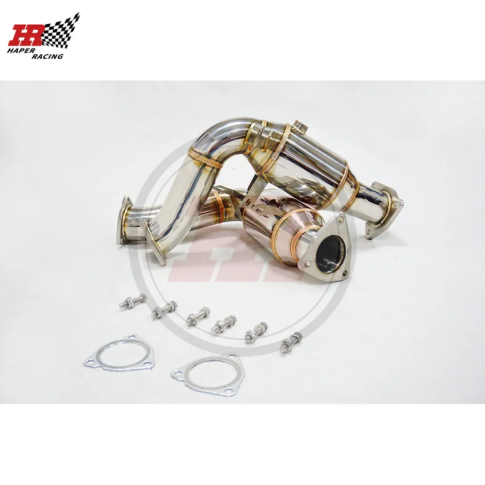 HAPER RACING 2 5 ''выхлопная труба из нержавеющей стали с высоким потоком для S4 S65 A6 A7 A8