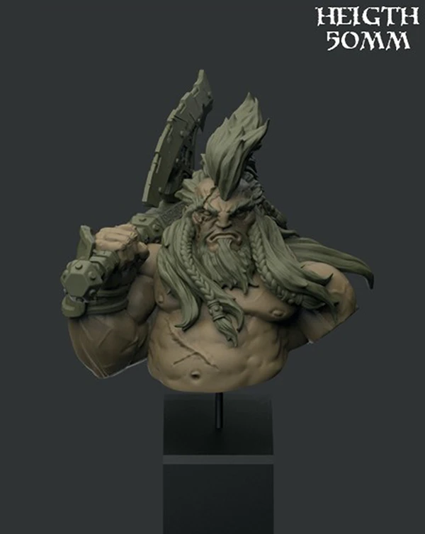 

1/12 50mm ancient warrior bust Resin figure Model kits Miniature gk Unassembly Unpainted