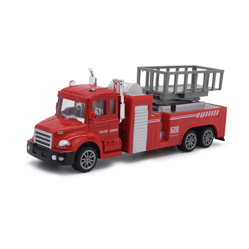 16 см литый под давлением металлический инженерный автомобиль пожарная машина