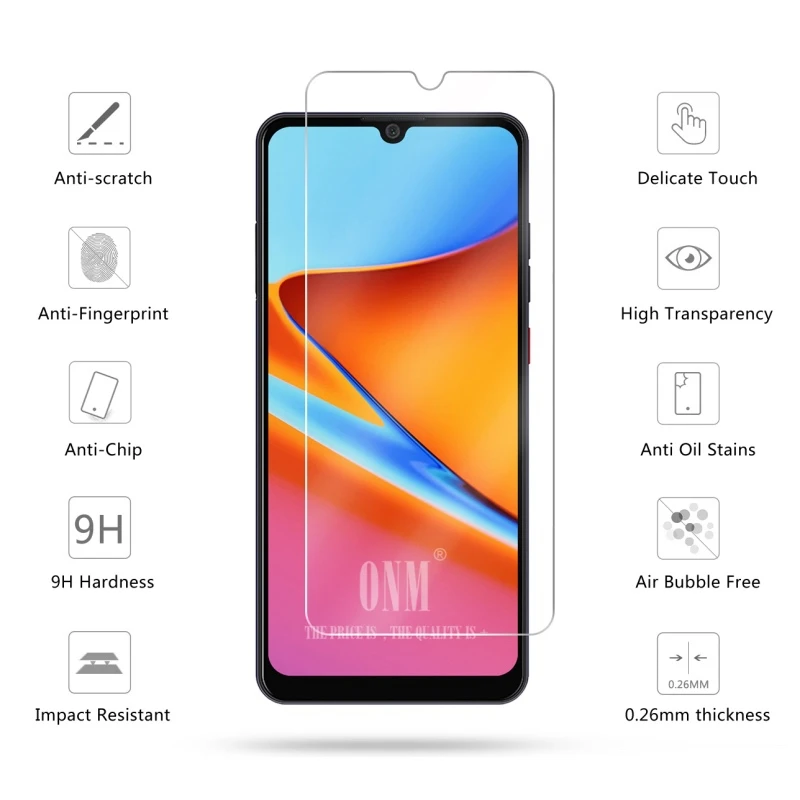 Закаленное стекло для zte BLADE A7 2020 Защитное экрана 2.5D 9H Премиум защитная пленка |