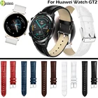 Ремешок для часов Huawei Watch GT2 42 мм 46 мм браслет умный Браслет Кожаный Ремешок Замена запястья для huawei watch GT 2