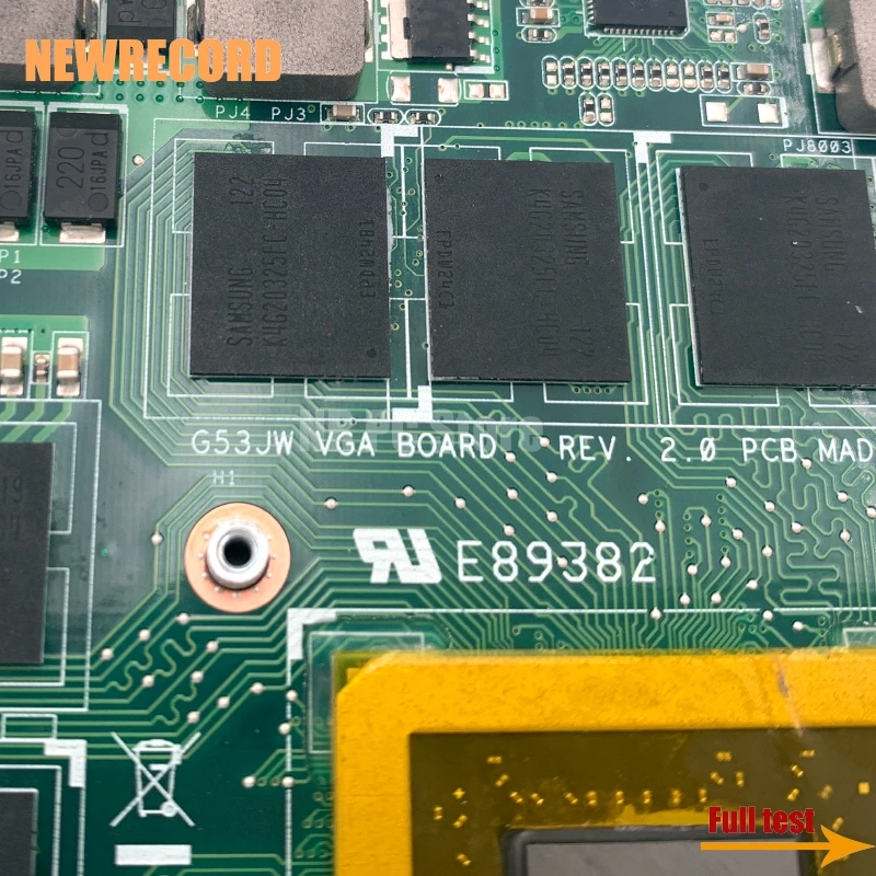 Видеокарта для ASUS G73SW G73JW G53SW G53SX G53JW VGA board GTX 560M GTX560M 60-N7CVG1000 N12E-GS-A1 2 ГБ DDR5 | Компьютеры