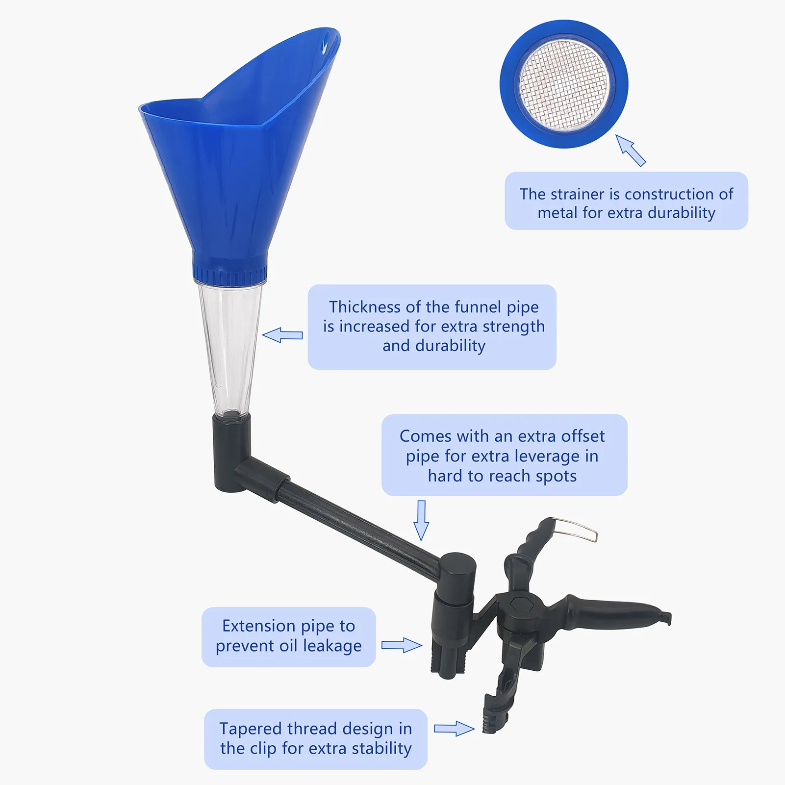 

Car Engine Oil Funnel Universal Spillproof Oil Filter Tool Adjustable Priming Funnel Filling Oil Charging System Device