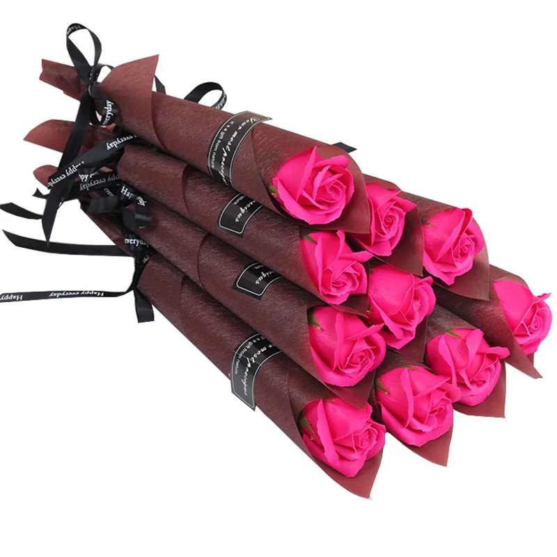 

Artificial Flower Fake Rose bouquet home decoration accessories home wedding decorative flower bridal Wedding Door decoration