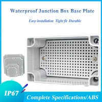 ip67 waterproofjjunction box base plate abs honeycomb mounting base plate outdoor monitoring waterproof box fixed base plate