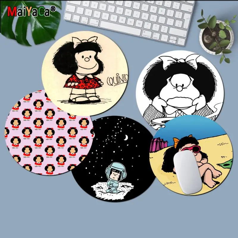 Maiyaca в наличии высококачественный резиновый коврик для мыши Mafalda девушек