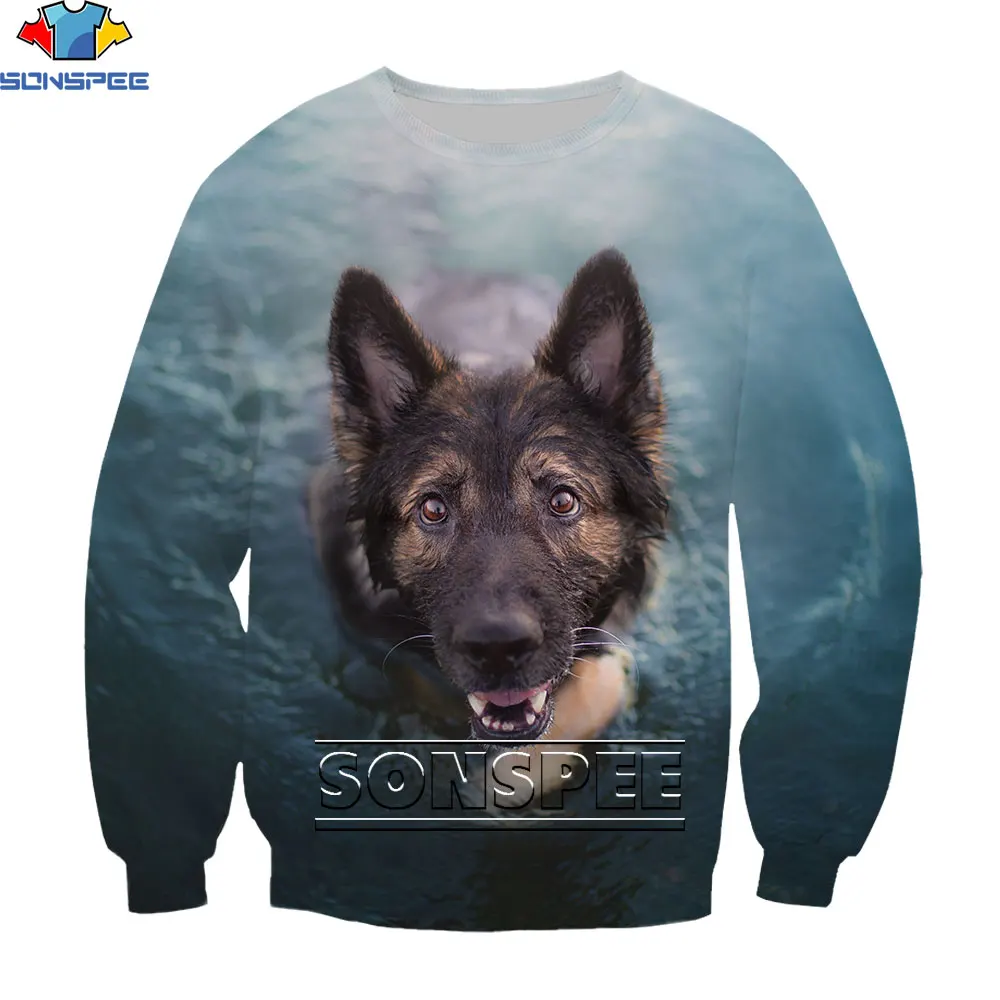 

SONSPEE 2021 New 3D Printing Pet Dog Sweatshirt Labrador Retriever Big Sweatshirt Harajuku Pattern Can Be Customized Children