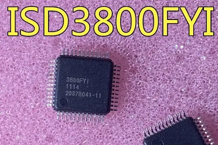 5 предметов в партии, ISD3800FYI ISD3800 LQFP-48 3800FYI 5 предметов в партии, ISD3800FYI ISD3800 LQFP-48 3800FYI