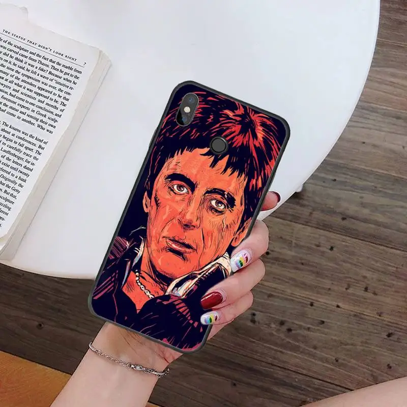 

Scarface Tony Montana Phone Cases For Xiaomi Redmi 7 9t 9se k20 mi8 max3 lite 9 note 8 9s 10 pro Soft Silicone Shell Cover