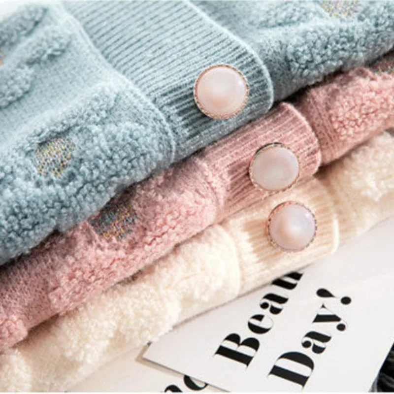 Knit Cardigan Sweater 2021 Spring Autumn New Loose Casual V Collar Lantern Sleeves Lazy Wind Hook Flower Women Y192 |