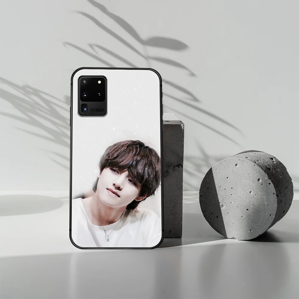 

Bangtan Boys Kim Tae Hyung Phone Case Cover Hull For Samsung Galaxy S 7 8 9 10 e 20 FE edge uitra plus Note 9 10 20 black Bumper