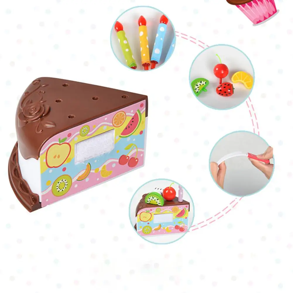 Забавные игрушки GloryStar 37 шт./компл. игрушка торт на день рождения модель сделай