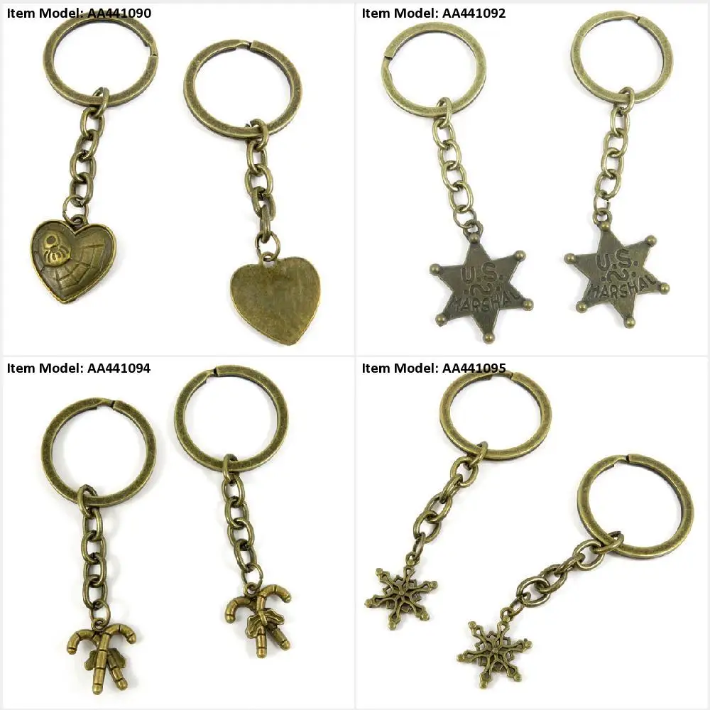 Брелок для ключей паук сердце паутина США Маршал звезда пара костяшек снежинка