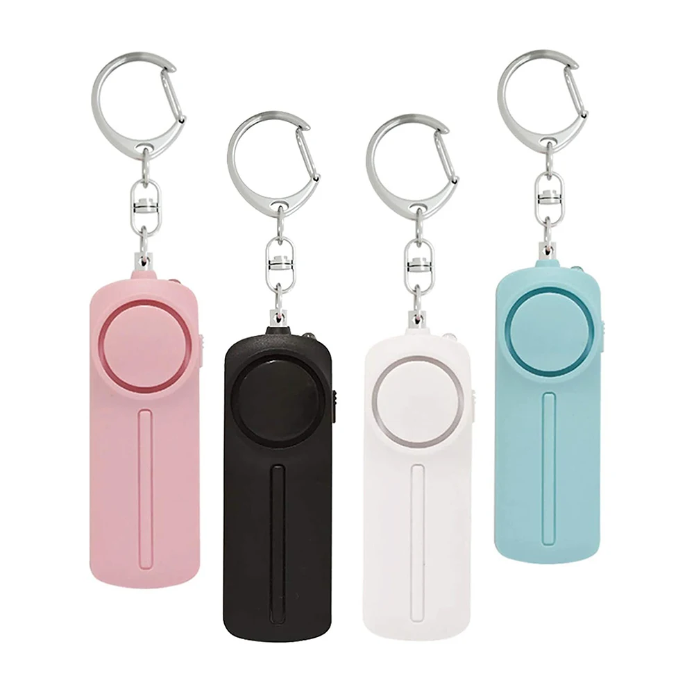 Self Defense Alarm Keychain Emergency Security Personal Protection Devices for Multicolor Women Girl Kid Elderly with LED Flashl