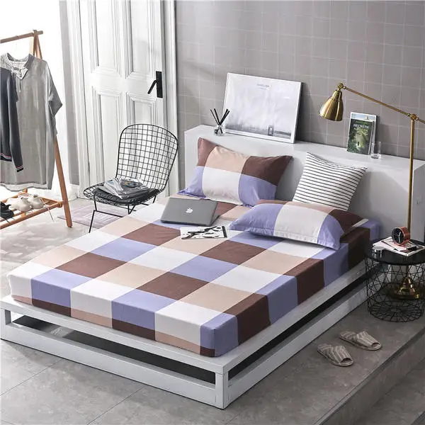 1 шт. натяжная простыня из полиэстера наматрасник с эластичной лентой для