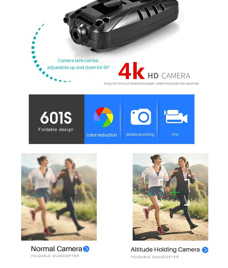 Радиоуправляемый вертолет Дрон камера HD 4 K/1080 P wifi FPV селфи Дрон Профессиональный складной Квадрокоптер 20 минут работы от батареи