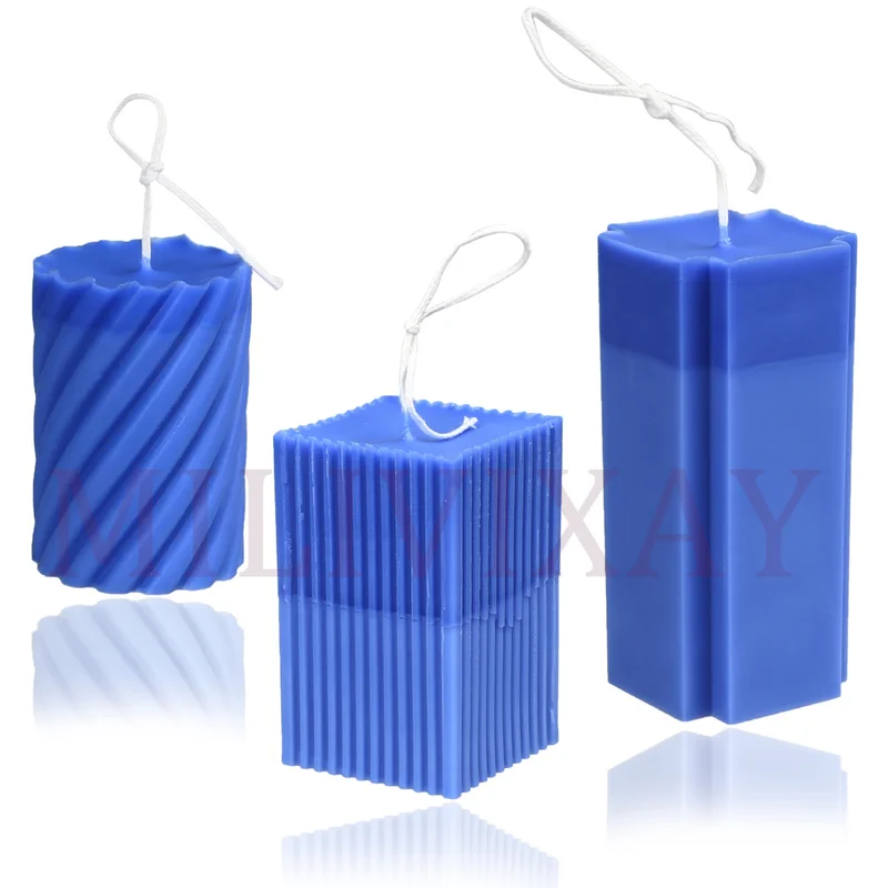 MILIVIXAY 3 шт. DIY пластиковые формы для свечей Beewax свеча Bougie прессформы ручной работы