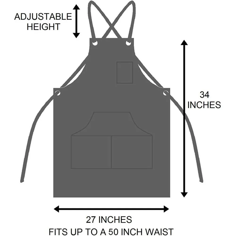 

Multifunction Canvas Garden Carpenter Worker Apron Waterproof Hand Erasable Apron Kitchen Utility Equipment Accessories