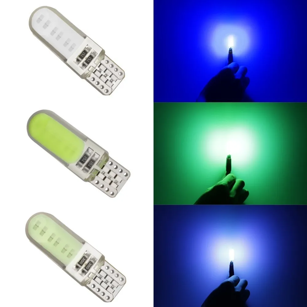 

LD Rubber lamp 12 core automobile led small lamp T10 cob 12smd w5w 12V silicone side marker lamp