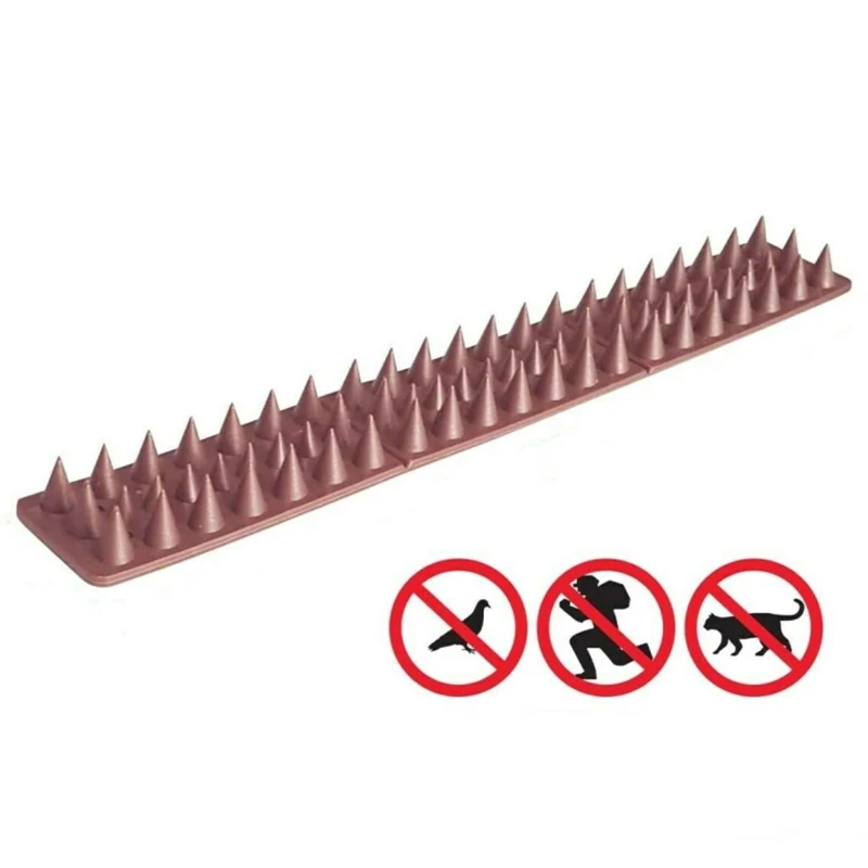

2 Pcs Repellent Practical Deterrent Anti-theft Fencing Garden Fence Wall Spikes Cat Anti Bird Thorn Intruder Protection Security