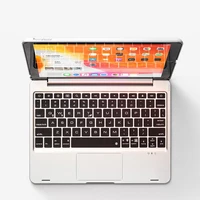 5 1 bluetooth keyboard touchpad for ipad 10 2 ipad touchpad high quality plastic case all in one design