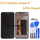 Дисплей для Ulefone armor 6, 6e, ЖК-дисплей + сенсорный экран, дигитайзер, замена для Ulefone Armor6, ЖК-экран, ремонтный комплект