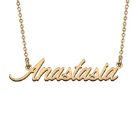 anastasia custom name necklace customized pendant choker personalized jewelry gift for women girls friend christmas present