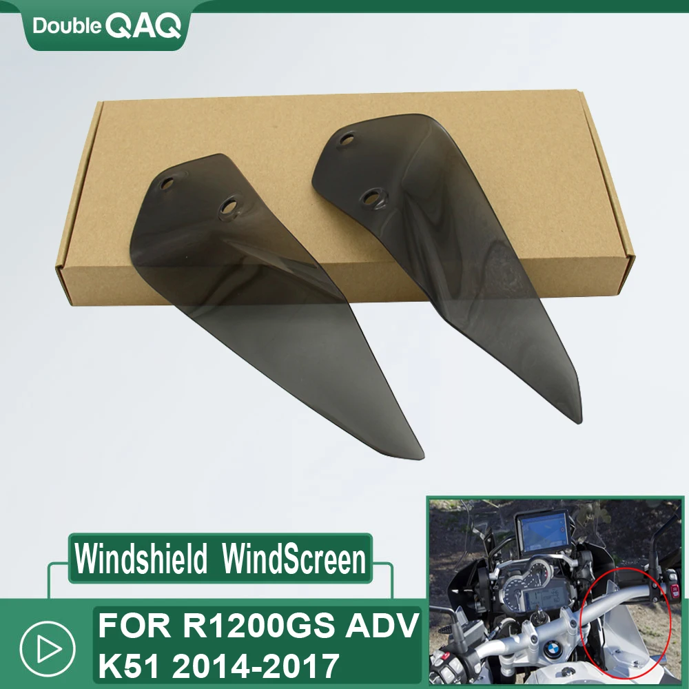 

GS1200/R1200GS 13-17 Side Windshield Windscreen Wind Deflector for BMW R1200GS ADV K51 2013 2014 2015 2016 2017