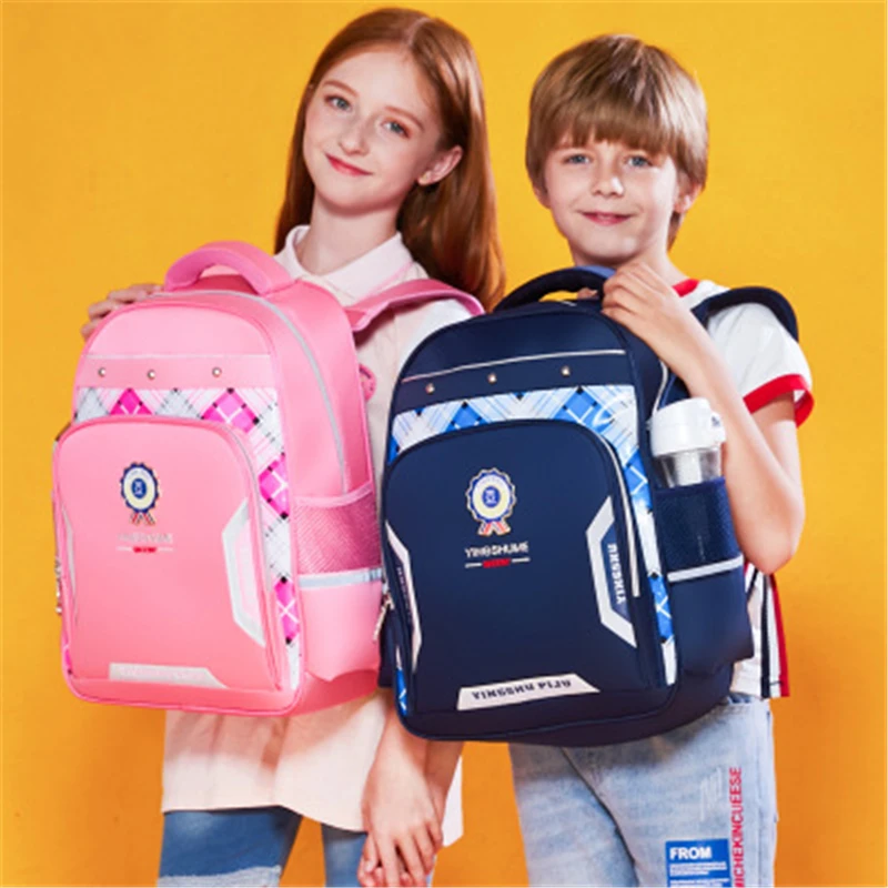 Backpacks for Primary School Bags Boys Girls Waterproof  School Backpacks Reflective Strip Design Children Schoolbags Satchel