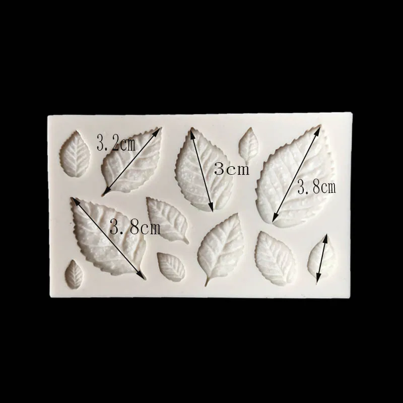 

Sugarcraft Leaf Silicone Mold Fondant Mould Cake Decorating Tools Chocolate Leaves Mold for Baking