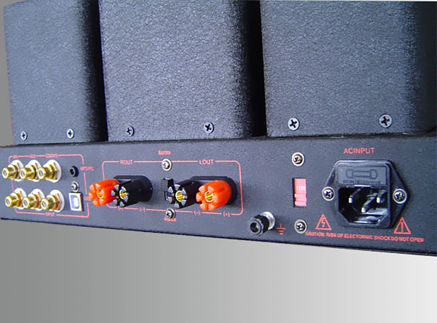 SP-KT100 односторонний класс A вакуумный ламповый усилитель USB ламповый усилитель для наушников мм фонограф MP3/PC KT88 Push-вытяжная трубка усилитель