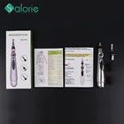 3 в 1 Электронная акупунктурная ручка электрическая меридиановая лазерная терапия лечебный массажный пистолет Меридиан энергетическая ручка для облегчения боли тела инструменты