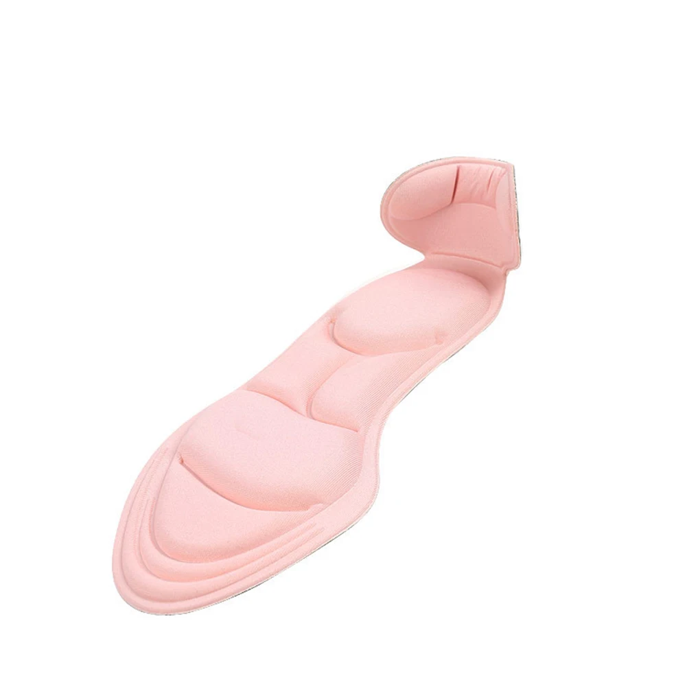 

Heel Pads Solid Shock Absorption Non Slip Foot Care Soft Sponge Breathable Walking 2 IN 1 Relief Reduce Fatigue Massage Insole