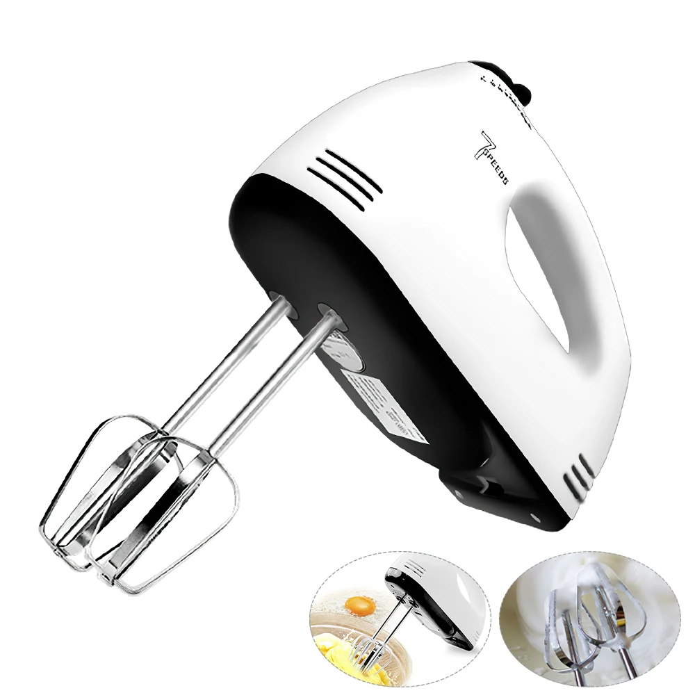

Multifunctional Mini 7 Speed Manual Electric Handheld Mixer Egg Beater Automatic Cream Food Cake Baking Dough Mixer Food Blender