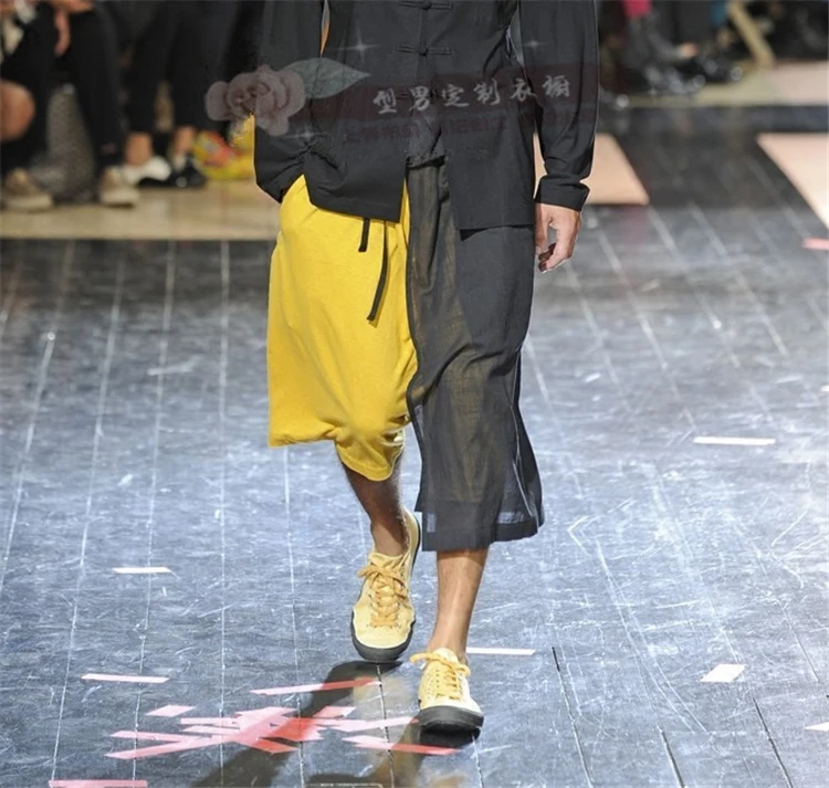 

Spring and Autumn Youth Trendy Men's Pants 2021 New Casual Men's Low Crotch Pants Korean Loose Harem Pants