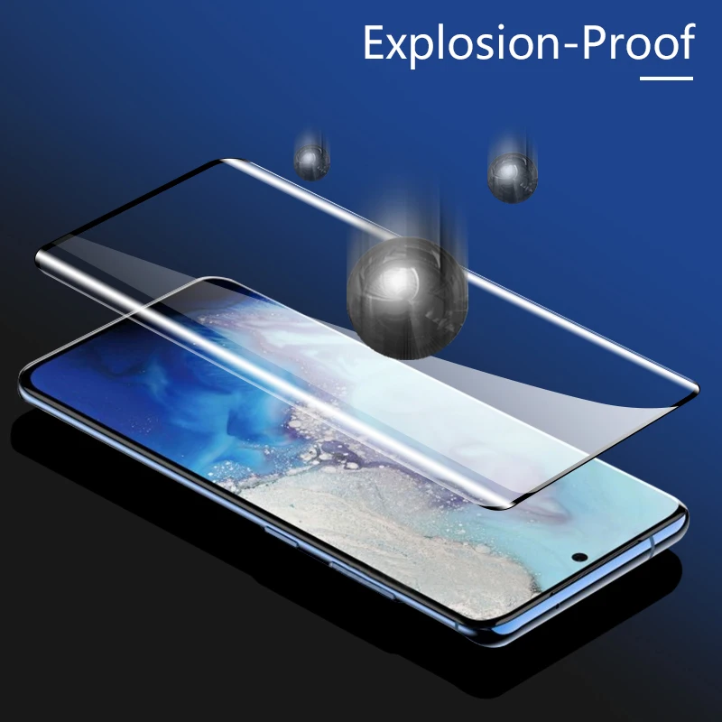 Защитное стекло закаленное для Samsung S20 Ultra S10 5G S9 Plus Note 10 + 9 | Мобильные телефоны и