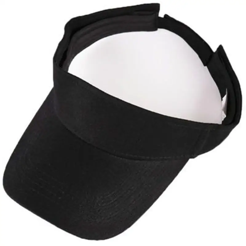 

Spring Summer Sports Sun Cap Men' Cap Women Adjustable Cotton Visor UV Protection Top Empty Tennis Golf Running Sunscreen Hat