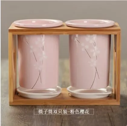 1pcs Керамический стеллаж для хранения палочек для еды, Многофункциональные бытовые керамические палочки для еды, трубчатые пористые дренажные палочки для еды, клетка, кухонные принадлежности - Цвет: 1pcs