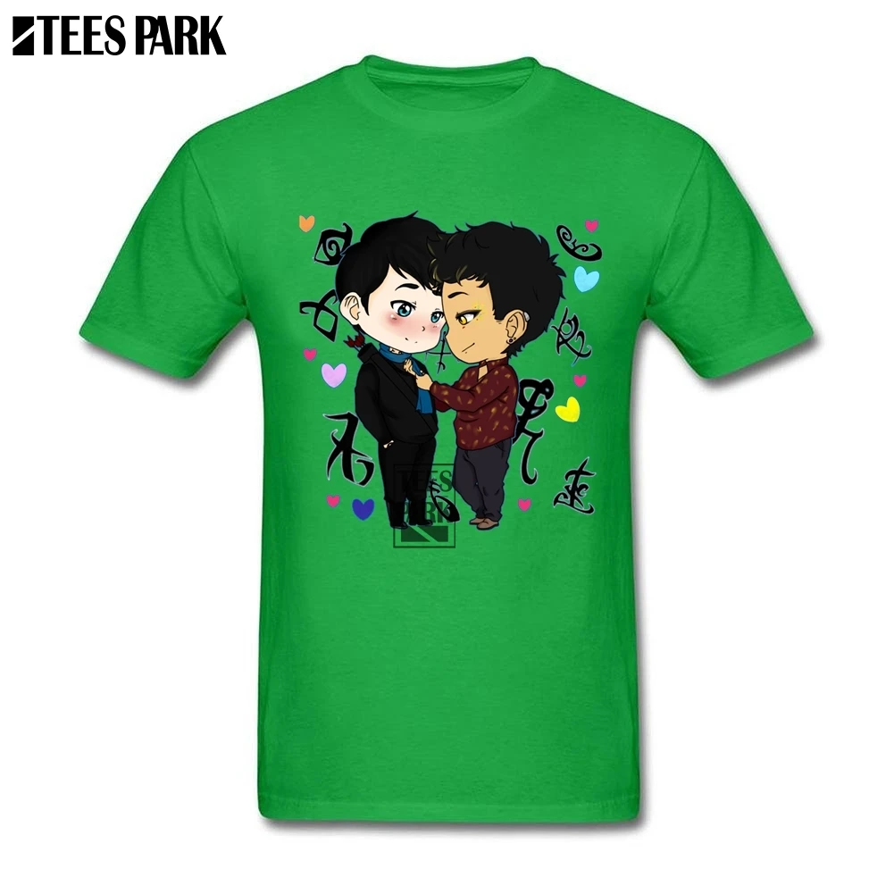 Funky Alec Lightwood shadowhunter Новинка футболки мужские тонкие футболки спортивные Новая модная крутая футболка для мальчиков-подростков - Цвет: Зеленый