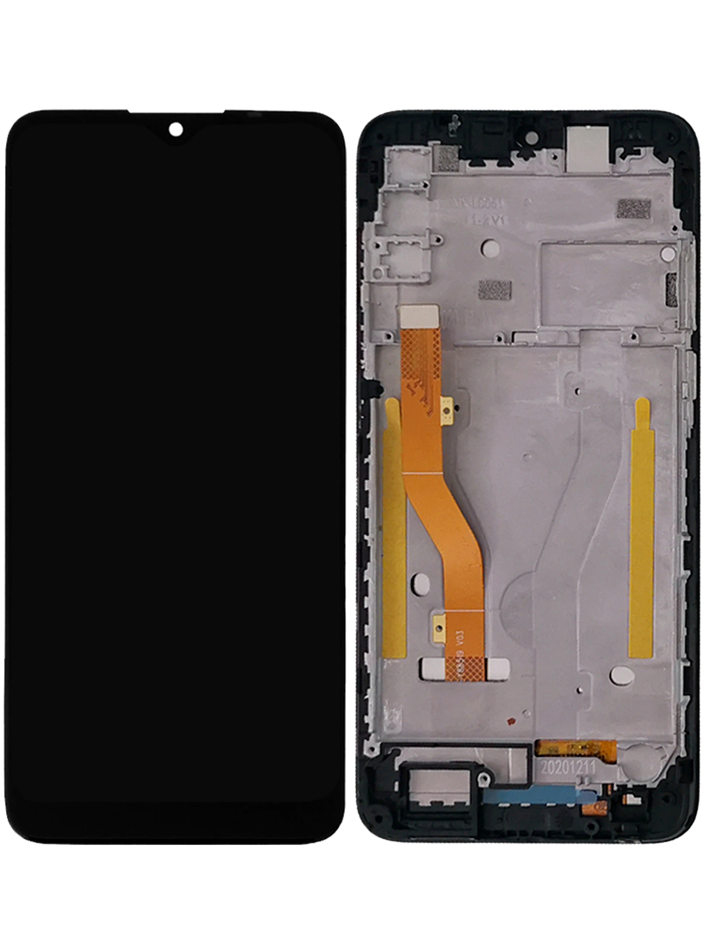 Pantalla LCD de 6,22 pulgadas para tel&eacute;fono m&oacute;vil, montaje de digitalizador con pantalla t&aacute;ctil, modelo de reemplazo para 2020 pulgadas, con marco, para modelo de tel&eacute;fono m&oacute;vil, para modelo de modelo 1SE 5030U 5030D 5030F-2